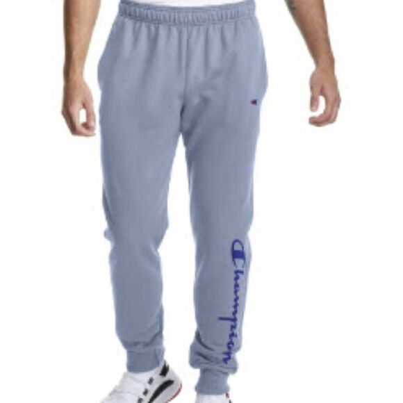 Champion Powerblend Graphic Logo Fleece Joggers - Size: 2XL - New With Tag - Picture 2 of 5